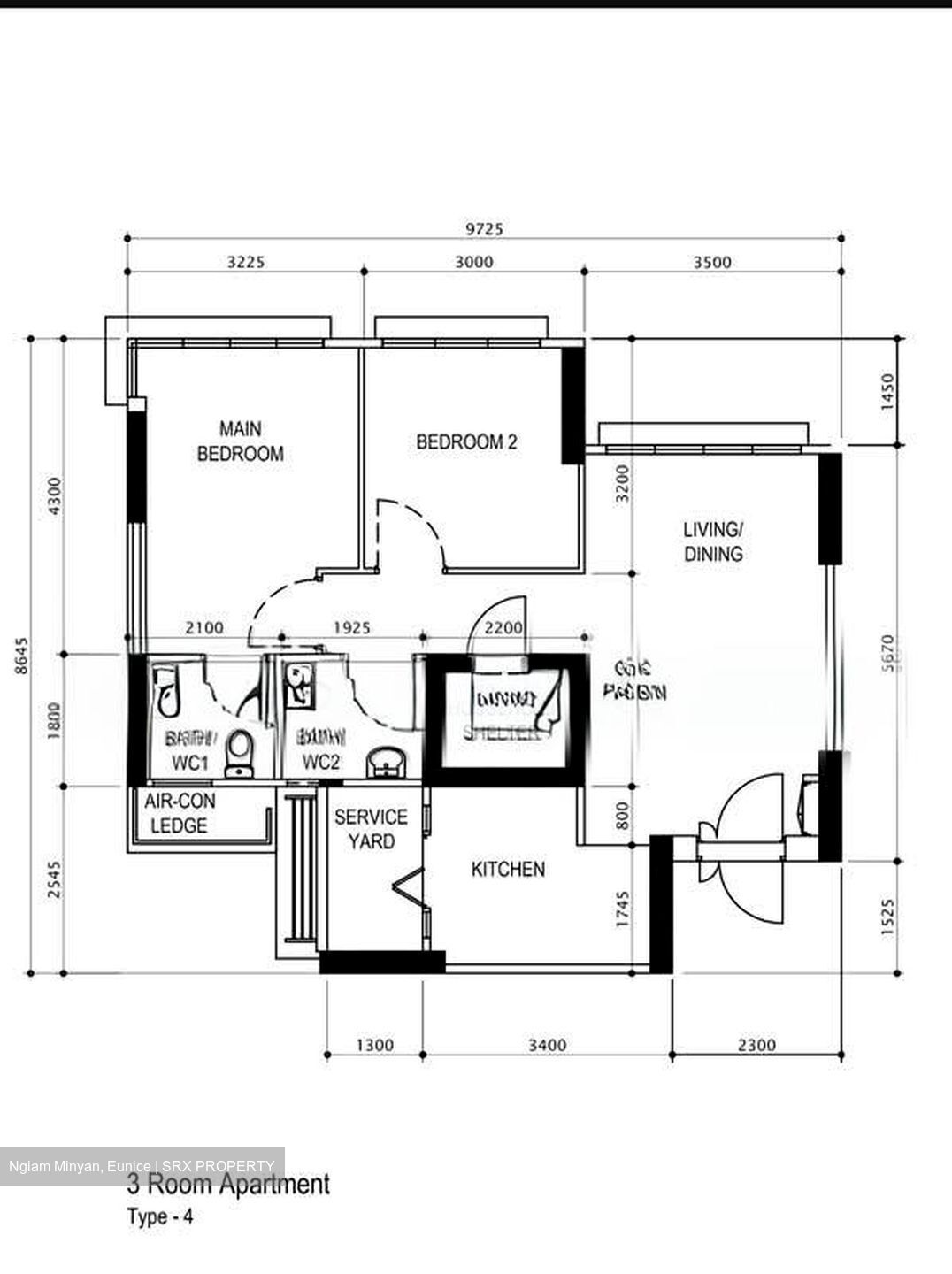 Blk 117A Tenteram Peak (Toa Payoh), HDB 3 Rooms #570851631